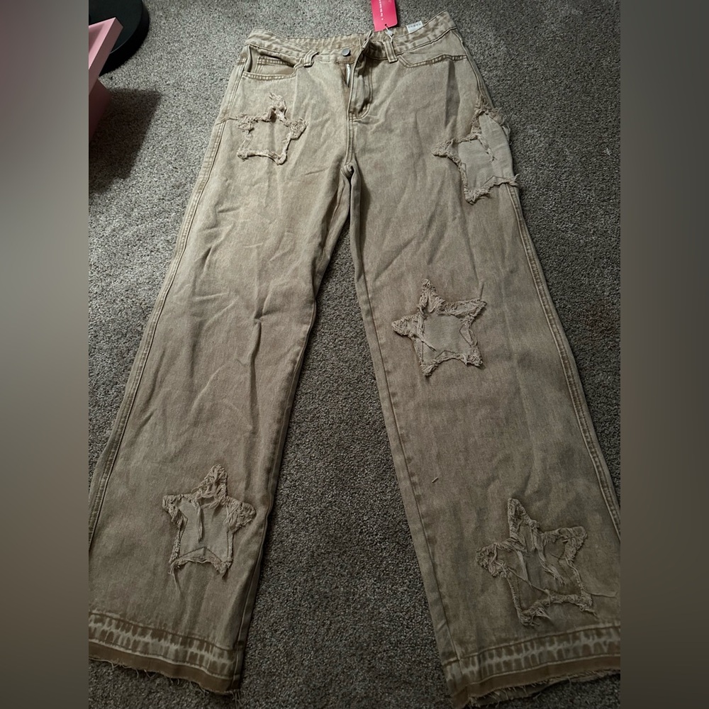 Star Patch Jeans - image 1